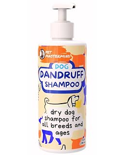 Dog Dandruff Shampoo for Removing Dandruff and Maintaining Healthy Skin – Waterless No Rinse Formula- Moisturizing, Natural, Foam, No Scent, Hydrating Dry Dog Shampoo - Amazon product rated Grade A