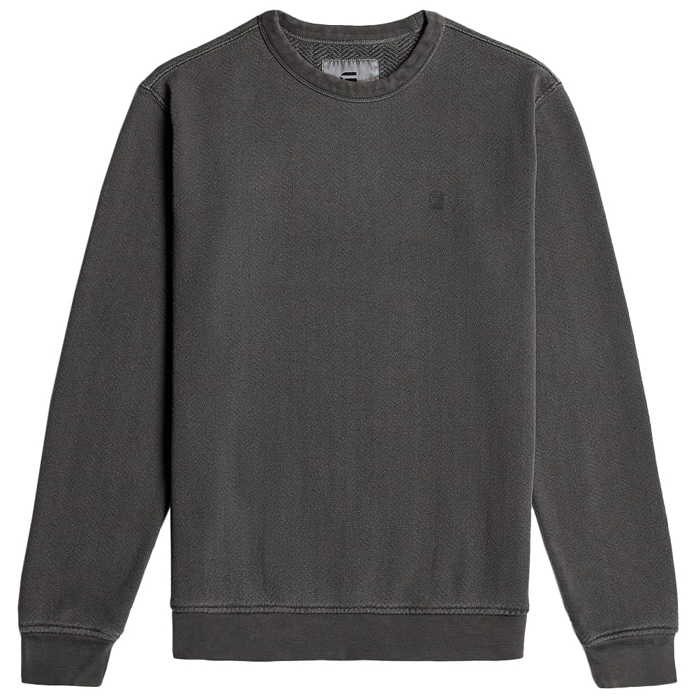 G-Star Men's Overdyed Sweater, Black (dk black gd D25891-D688-B564), L