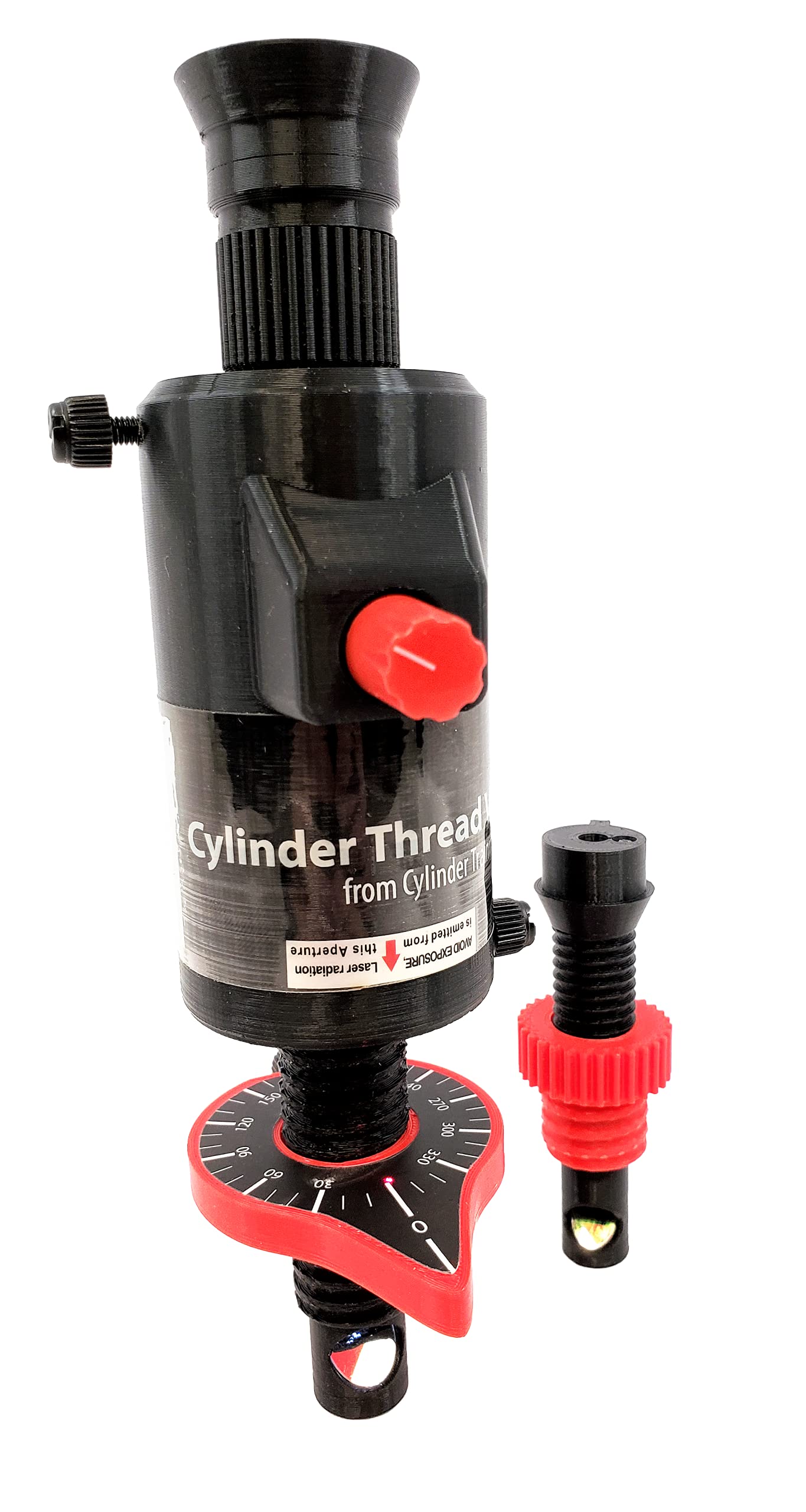 Vividia TV-110 CTS Cylinder Thread Viewer for Gas Cylinder Neck Internal Thread Inspection with LED Light and Rechargeable Battery