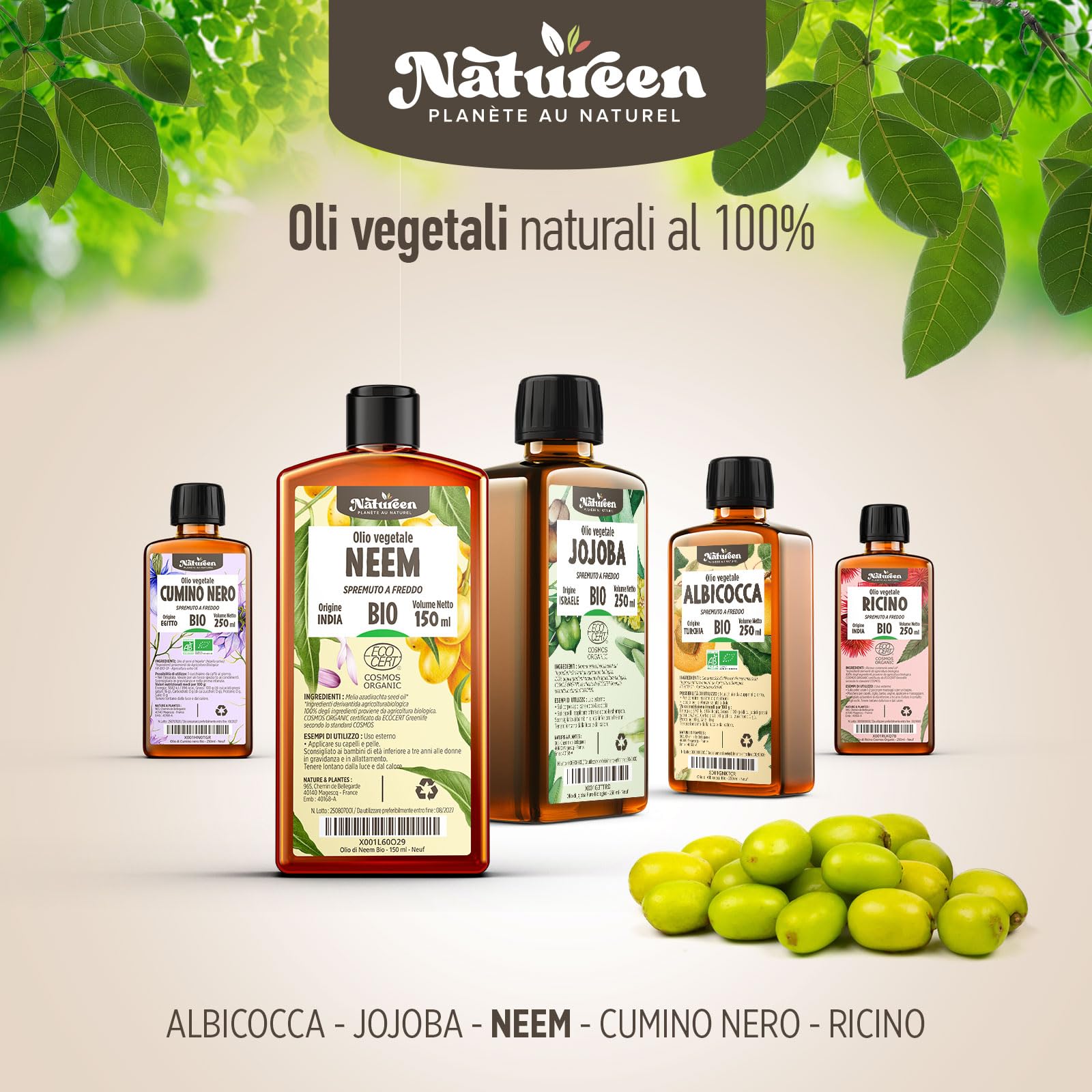 Olio di Neem Biologico 500 ml