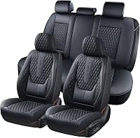Coverado autóülés huzat szett 5 részes műbőr lumbar támasztékkal 1