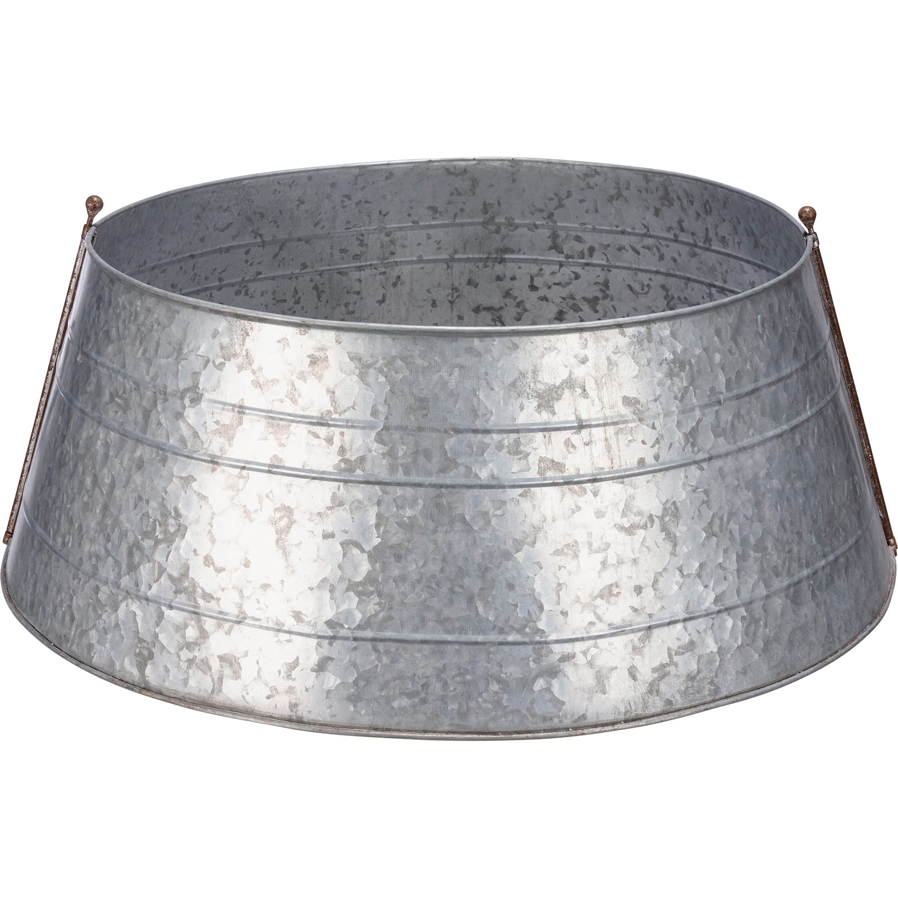 Primitives By Kathy 114106 Galvanized Tree Collar, Multicolor