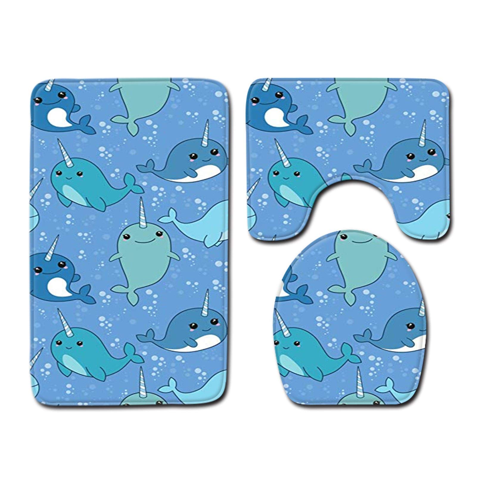 Juego de alfombrillas de baño para baño, alfombra de baño, alfombra de juego para máquina de juego, antideslizante, juego de alfombrillas de baño de forro polar coral para ducha, inodoro, alfombras
