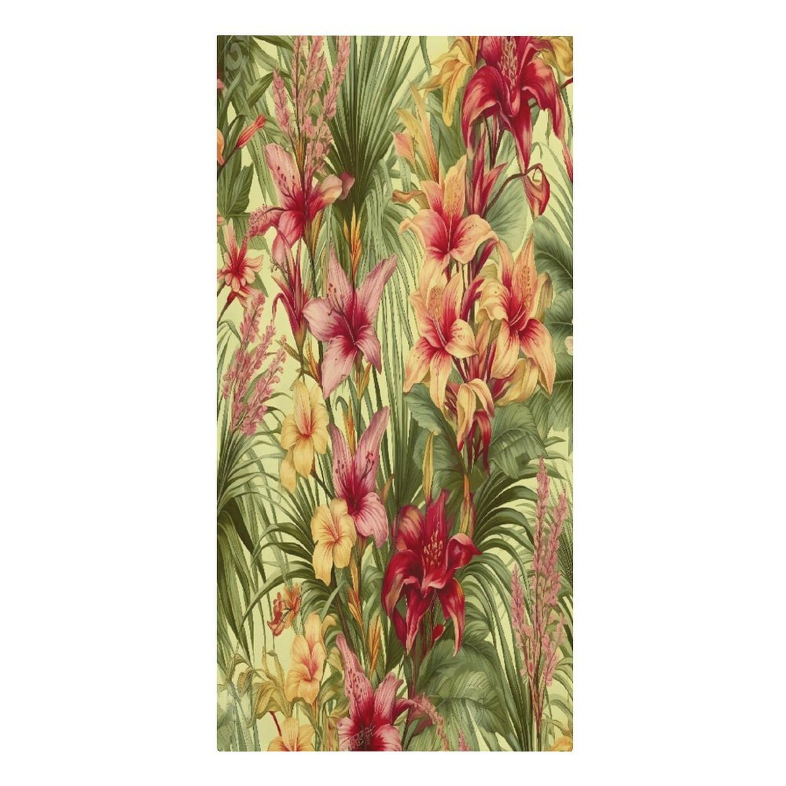 FekiLoot Tropical Palm Flower Towels Lightweight Thin Beach Towel Classic Soft Large Pool Towel Highly Absorbent Sand Free Bath Towels Travel Blanket for Vacation Essentials Adult Gift 30" X 61"