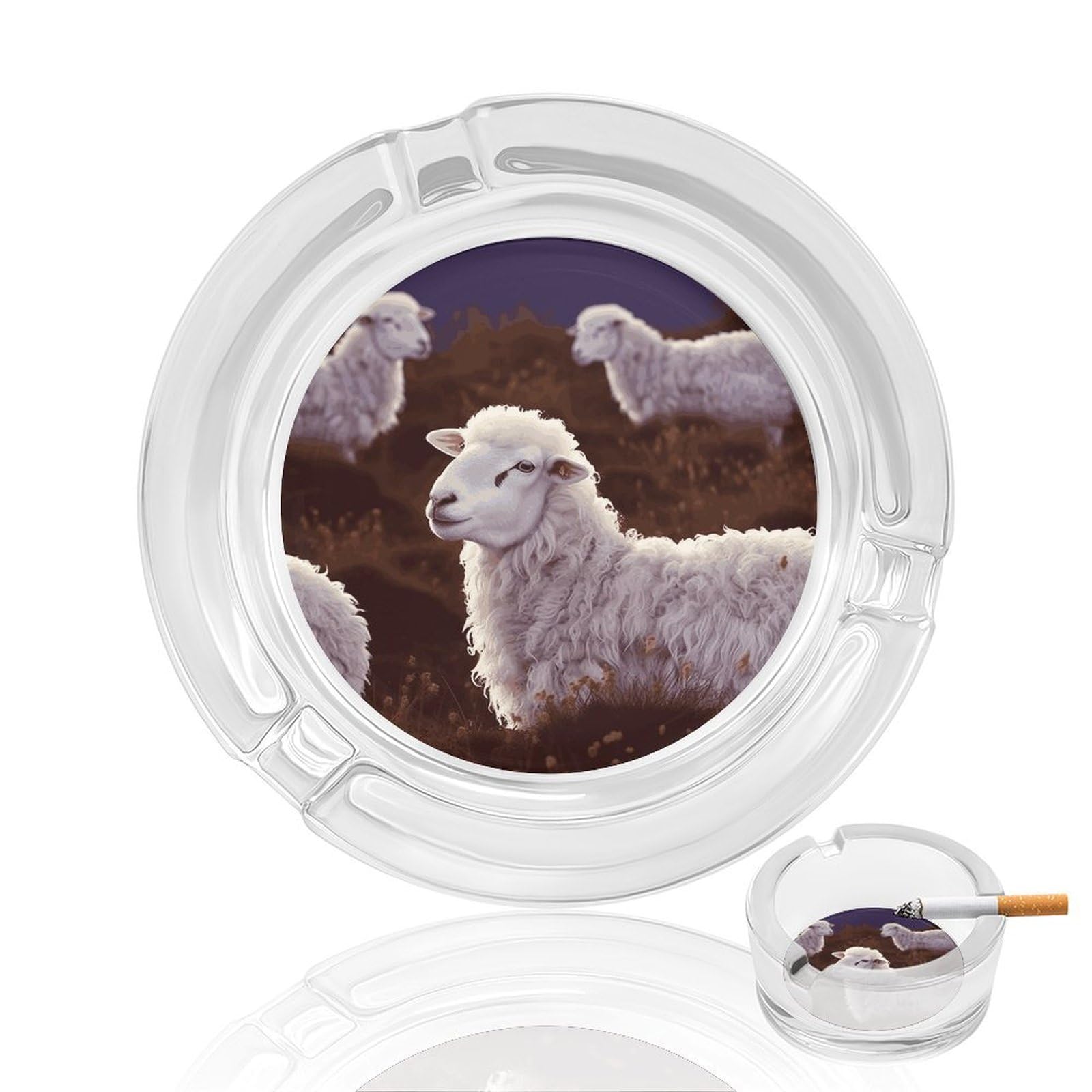 Cendriers en verre pour la maison et fumoirs d'extérieur design Mouton_77994455