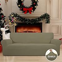 Vista 184 de Easy-Going - Funda elástica para sofá, 1 pieza, protector de muebles, suave, con parte inferior elástica, para niños, tela de jacquard de poliéster