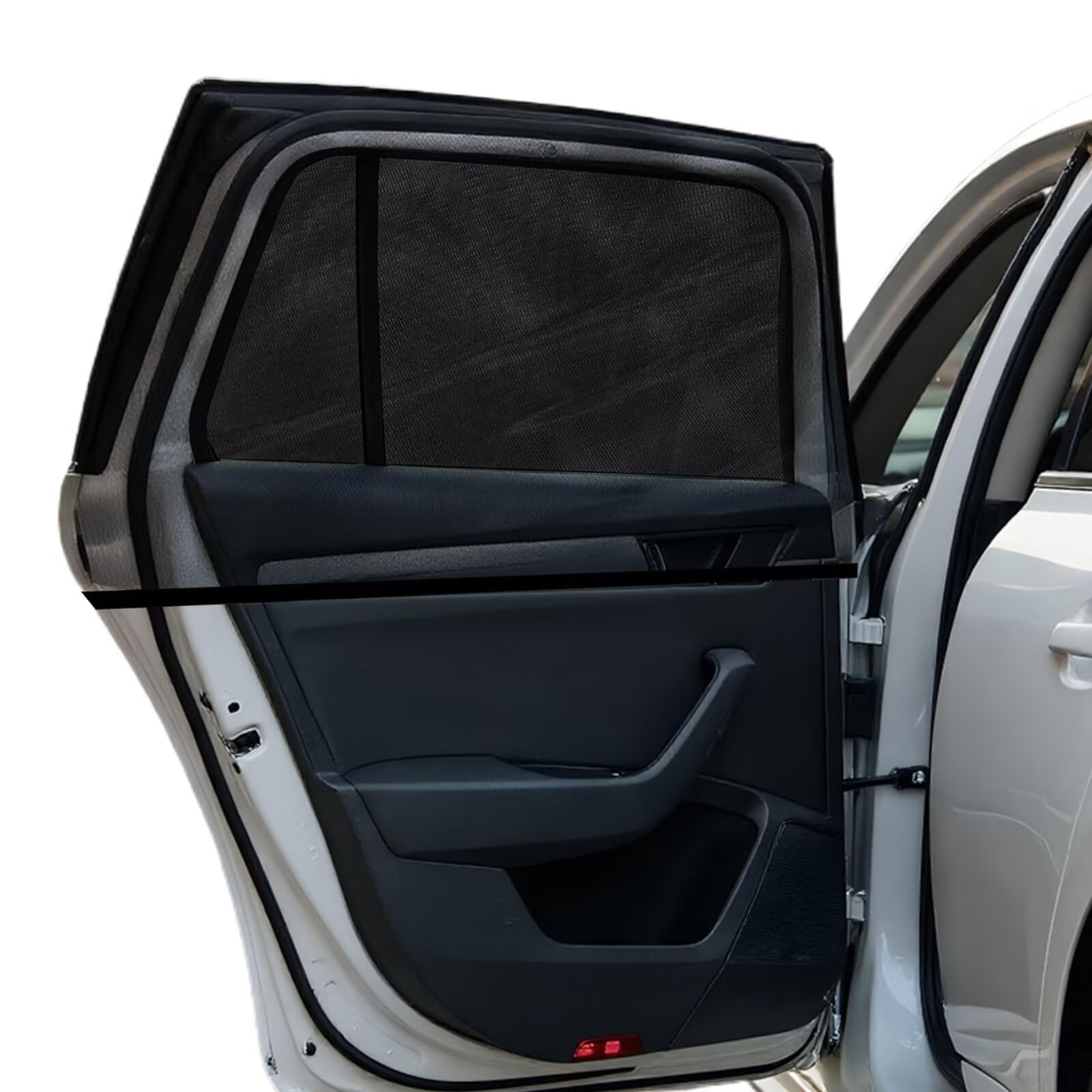 goushidan 2 Pcs Car Side Window Sun Shade for BMW iX1 (U11 BEV) 2022-2024, Car Sunshade Breathable Mesh UV Protection Car Side Window Sun Shade