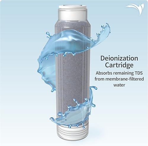 Miniatura 8 de AquaticLife - Kit de cartuchos de repuesto para filtro de agua de sedimentos de 10 pulgadas (carbono)