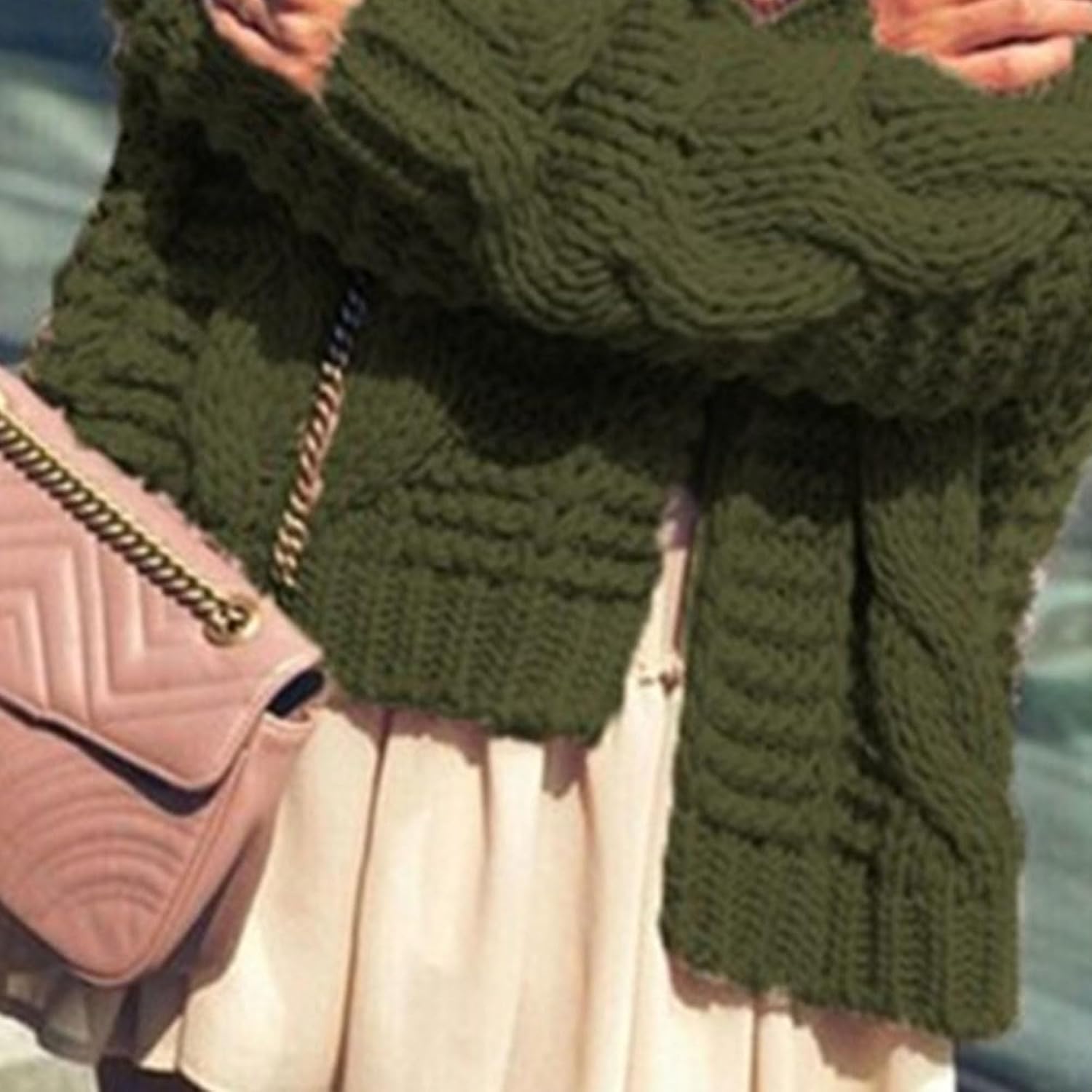 Women Open Front Long Sleeve Hooded Casual V Neck Solid Color Tops Lightweight Knit Cardigan Sweaters Outwear Coat