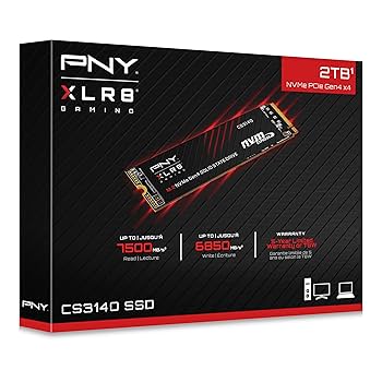 Amazon.com: PNY XLR8 Gaming CS3140 2TB PCIe Gen4 SSD - Up to