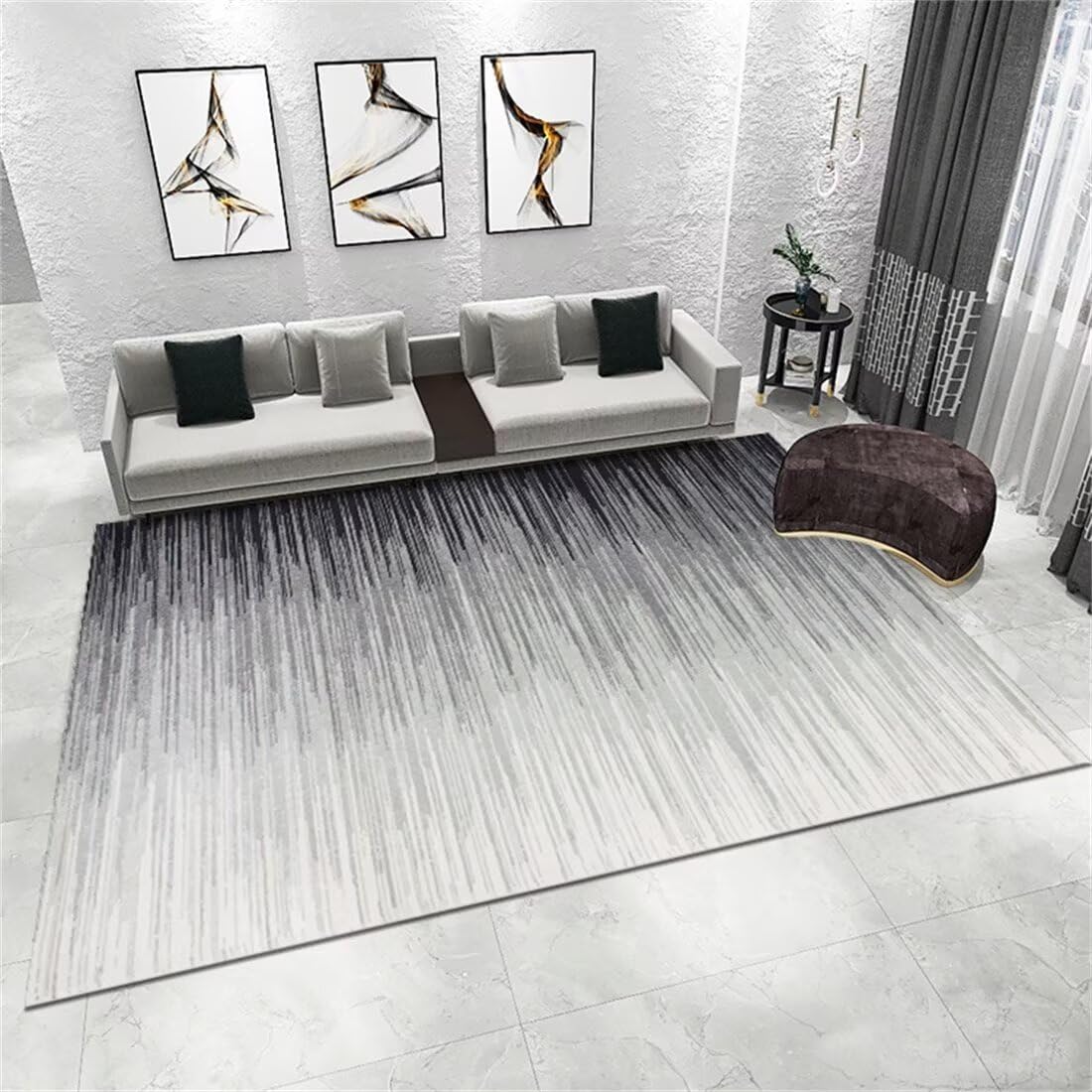 Tapis garcon decoration salon anti froid isolant acoustique 120x180cm