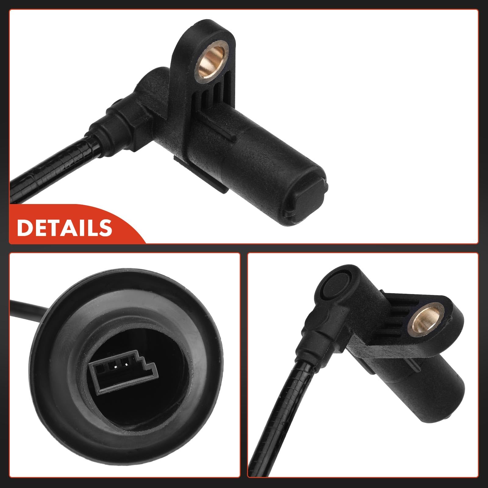 Frankberg Sensore ABS velocità ruota posteriore destra A2205400517 | Compatibile con: Classe S Coupé C215, Classe S V220 W220