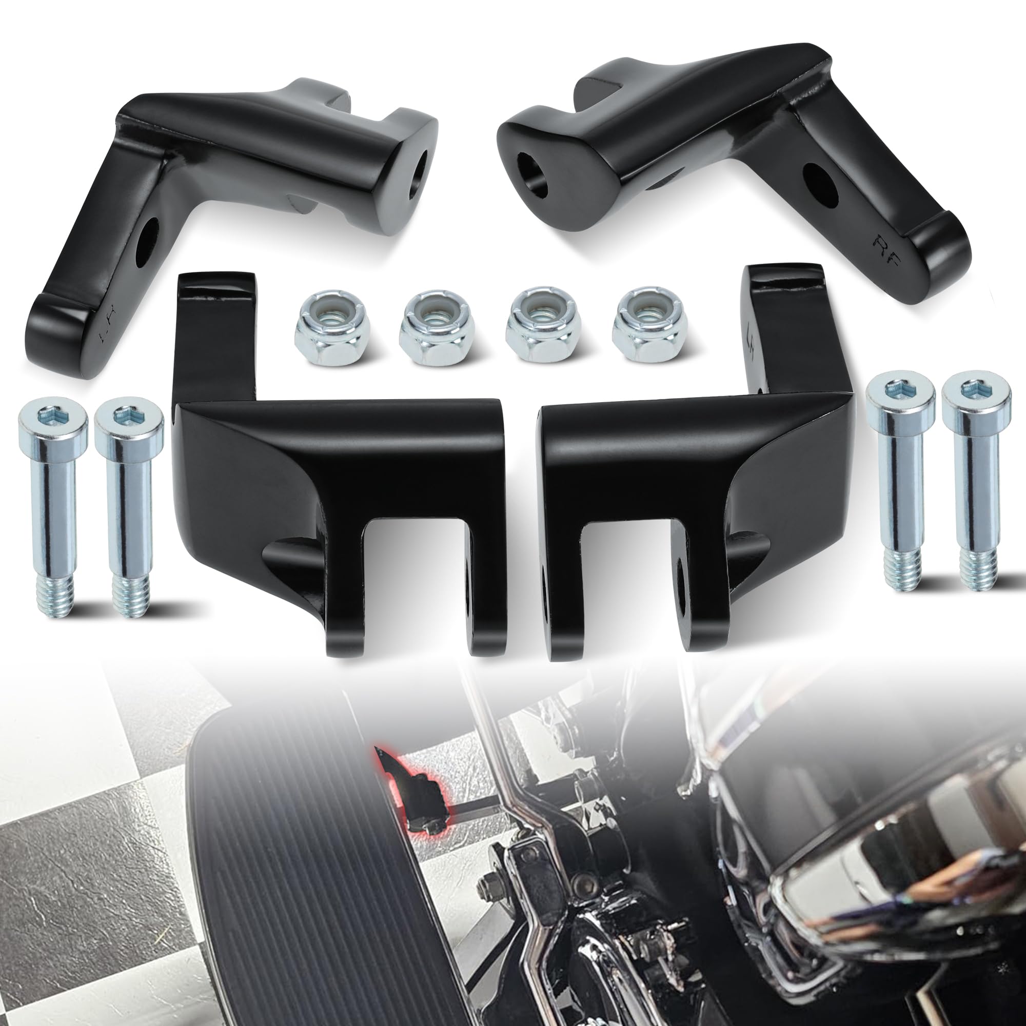 BONDIR リード　ponsup. TIGERSGATE Driver Floorboard Relocation Bracket For 2014-2018