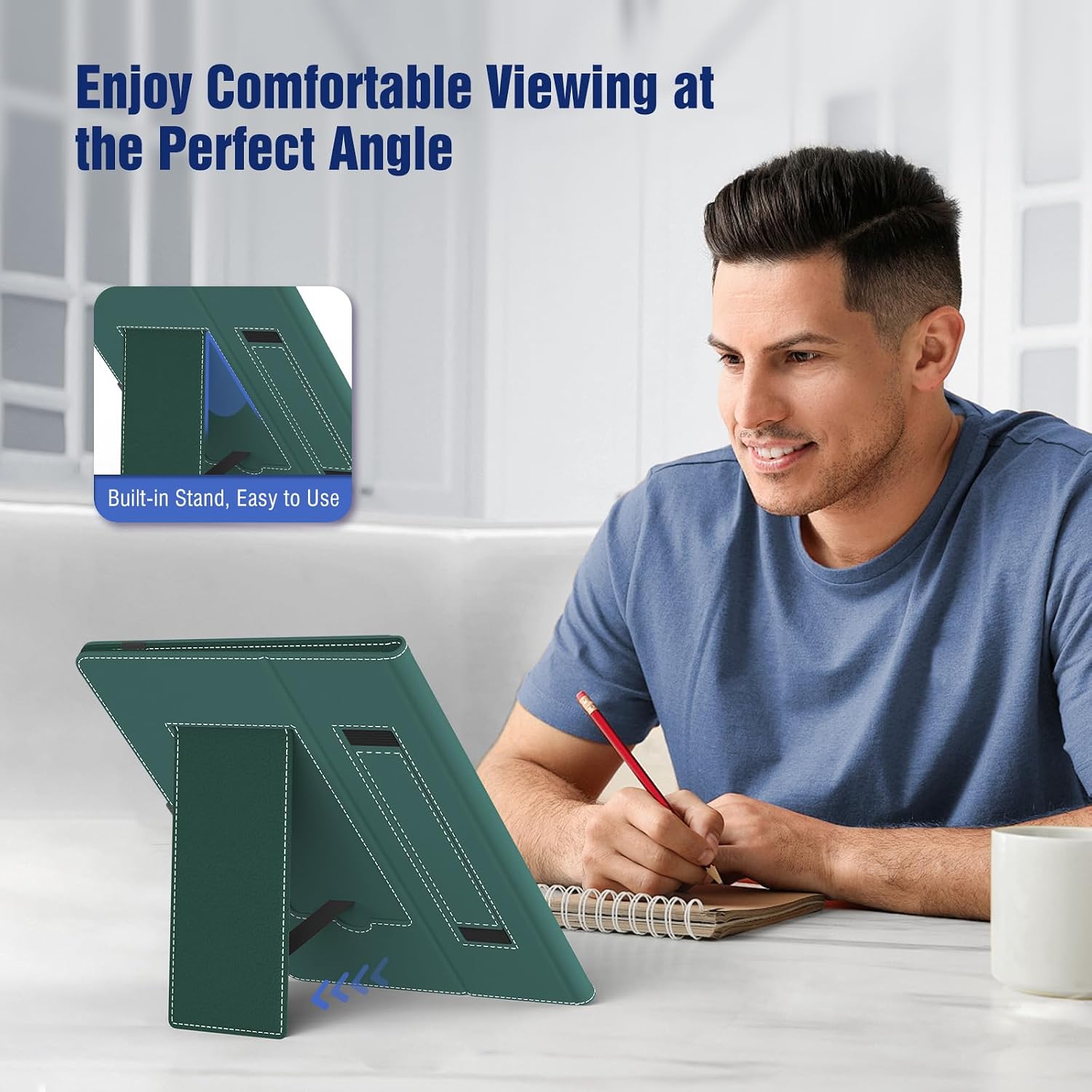  Universal Case for 10.1 Inch Android Tablet, Midnight Green thumbnail