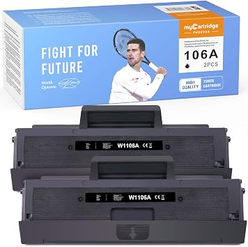2 MyCartridge PHOEVER Black Toner Compatible for HP 106A W1106A for HP  Laser MFP 135wg Toner