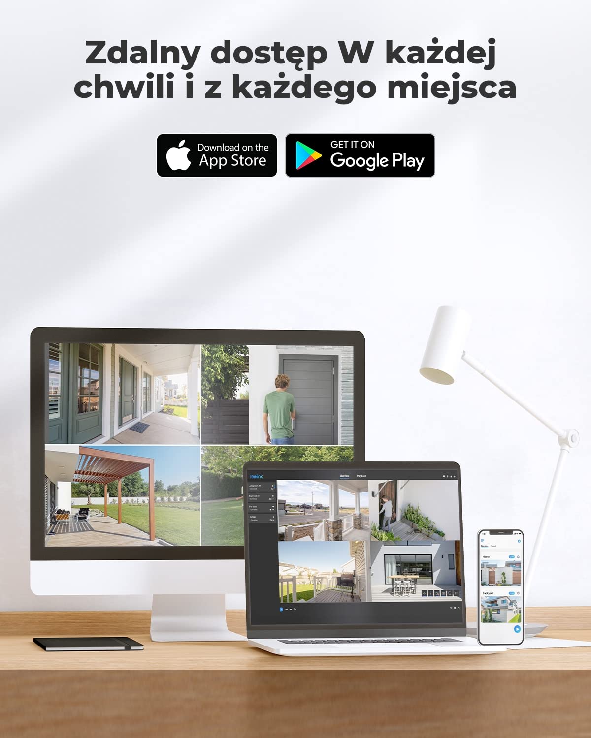 Reolink Zewnętrzna Kamera Monitoringu PoE z Wykrywaniem Ludzi/Pojazdów, Pogodoodoprność IP67, Kopułowa Kamera CCTV IP, Kamera Monitoringu z Nagrywaniem Audio i Funkcją Timelapse RLC-520A