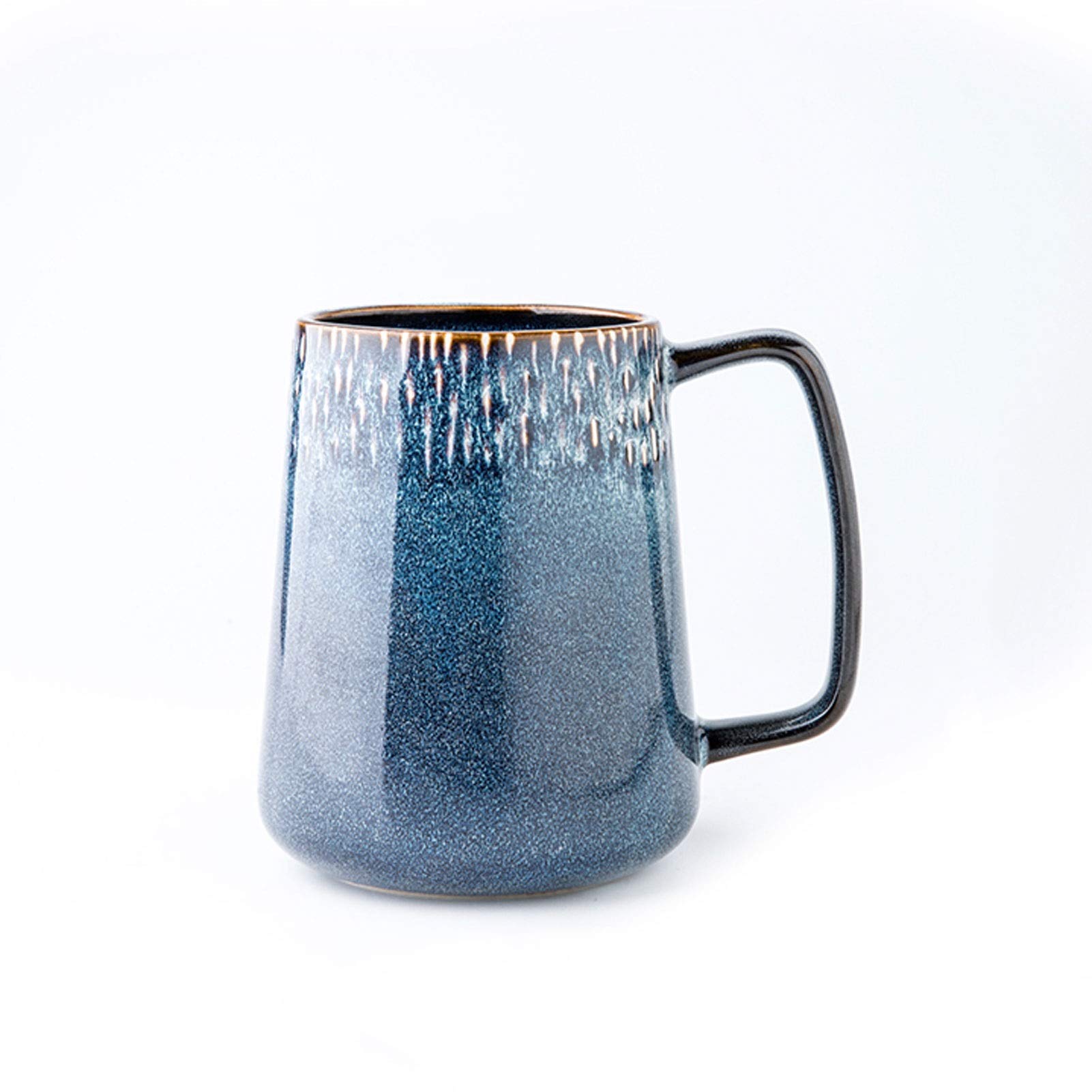 Taza de cerámica de estilo europeo con diseño saludable y de moda