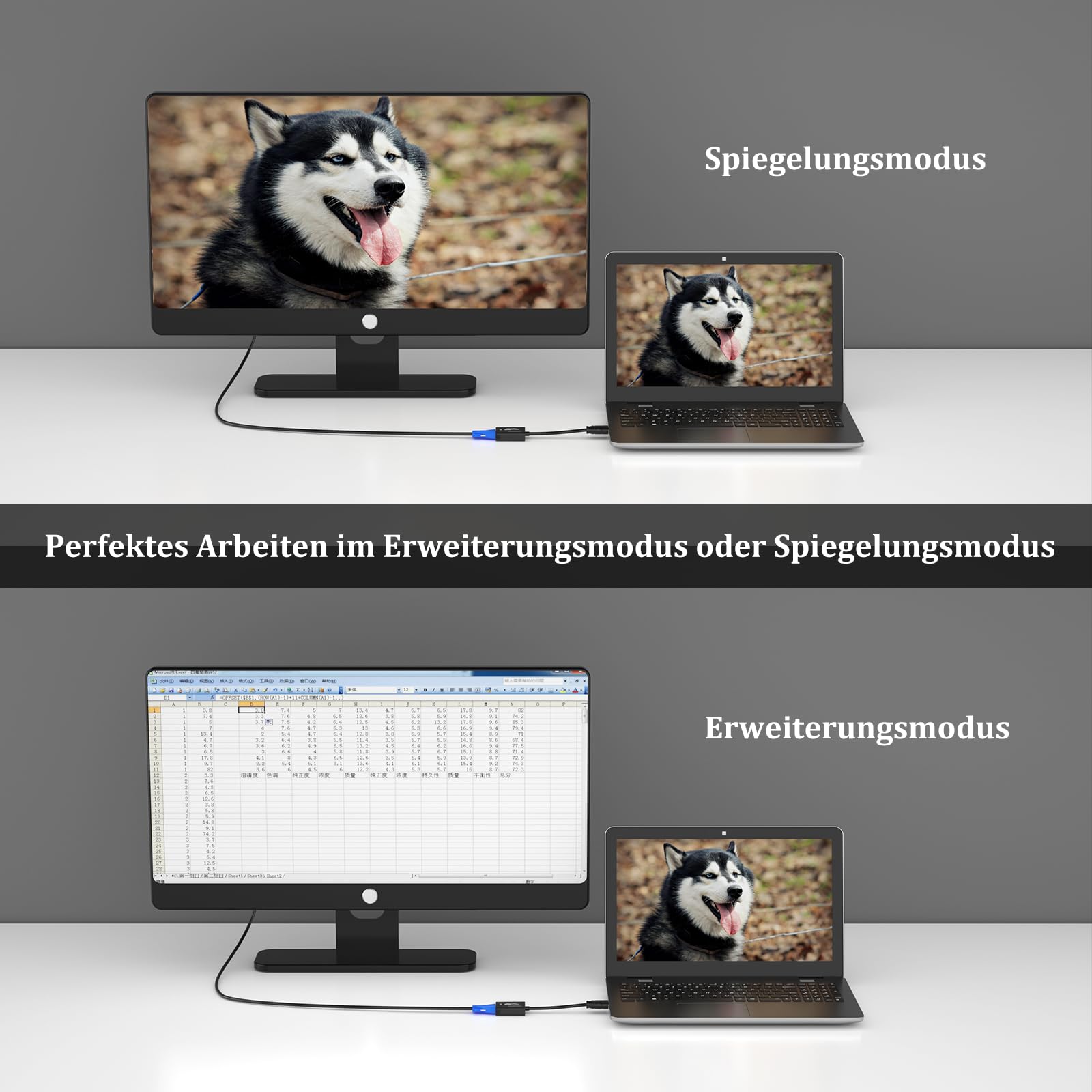Adaptateur HDMI Vers VGA 1080p - Compatible PC, Portable, Projecteur, TV