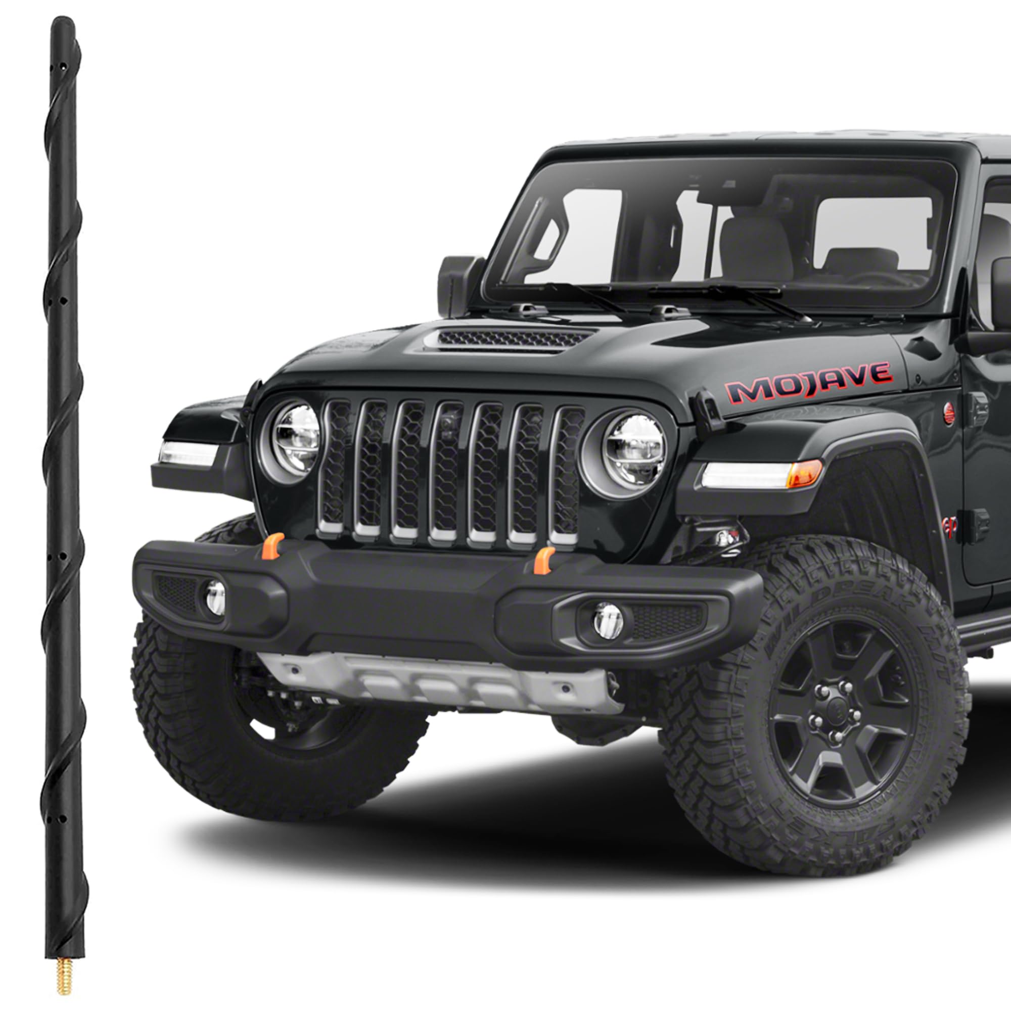 BASIKER Antenna Fit for Jeep Gladiator Willys Mojave 2007-2024 2025 2026