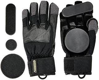Osprey Skateboard Guantes deslizantes con Discos extraíbles, Bebé-Niños