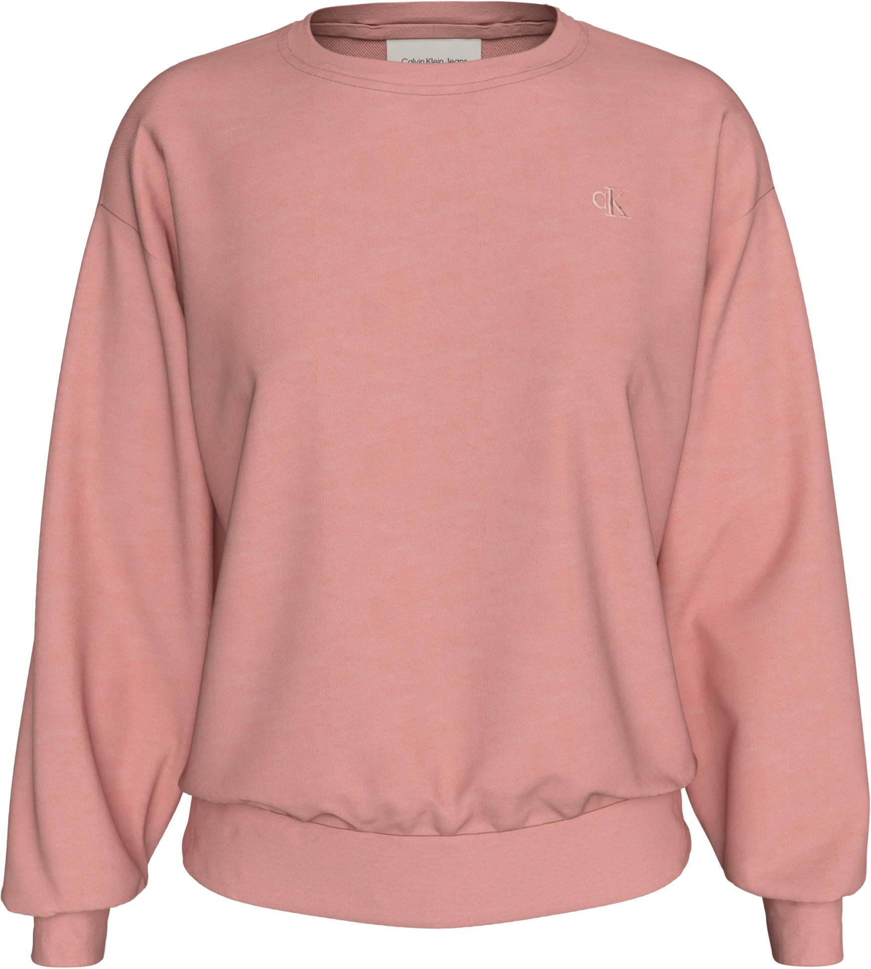 Calvin Klein LS Rlxd Monogram Terry Washed CR Lv047g257g Sudaderas Mujer