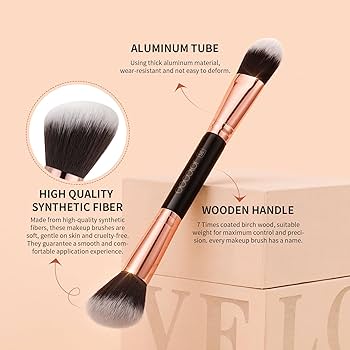 Aoi Excellent Make-up Brush セット Amazon.com: AOA Studio 10-Piece Silver Brush Set