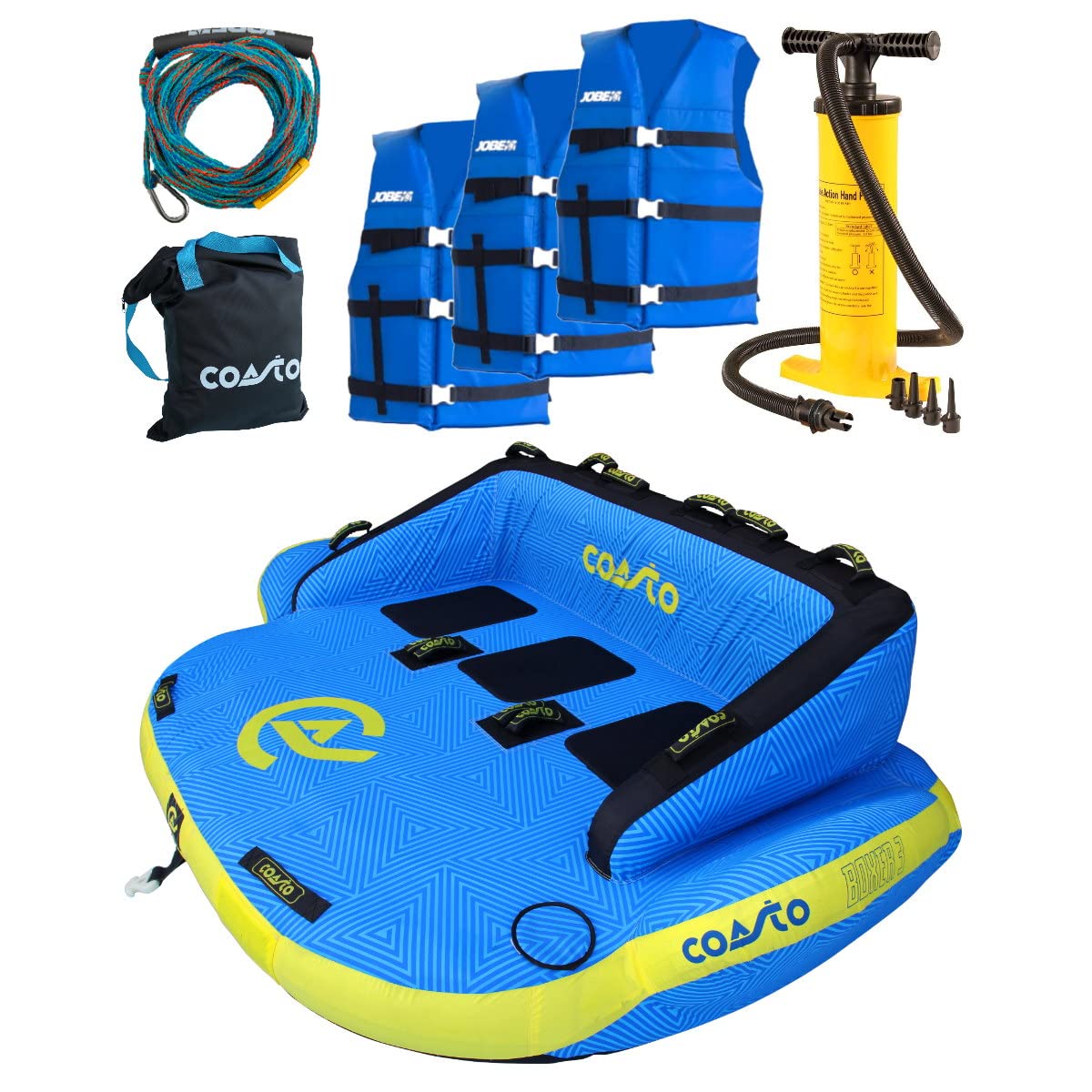 Brunelli COASTO Boxer 3 Personen Towable Package Tube