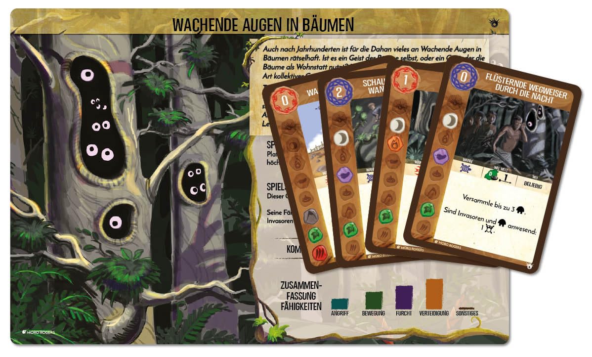 Pegasus Spiele 90021G Spirit Island: Watching Eyes in Trees [Mini Expansion]