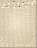 Vista 5 de Papelería Rústica - Hojas de Membrete 8.5 x 11-60 - Membrete de Flores y Madera de Granero (Flores Púrpura)