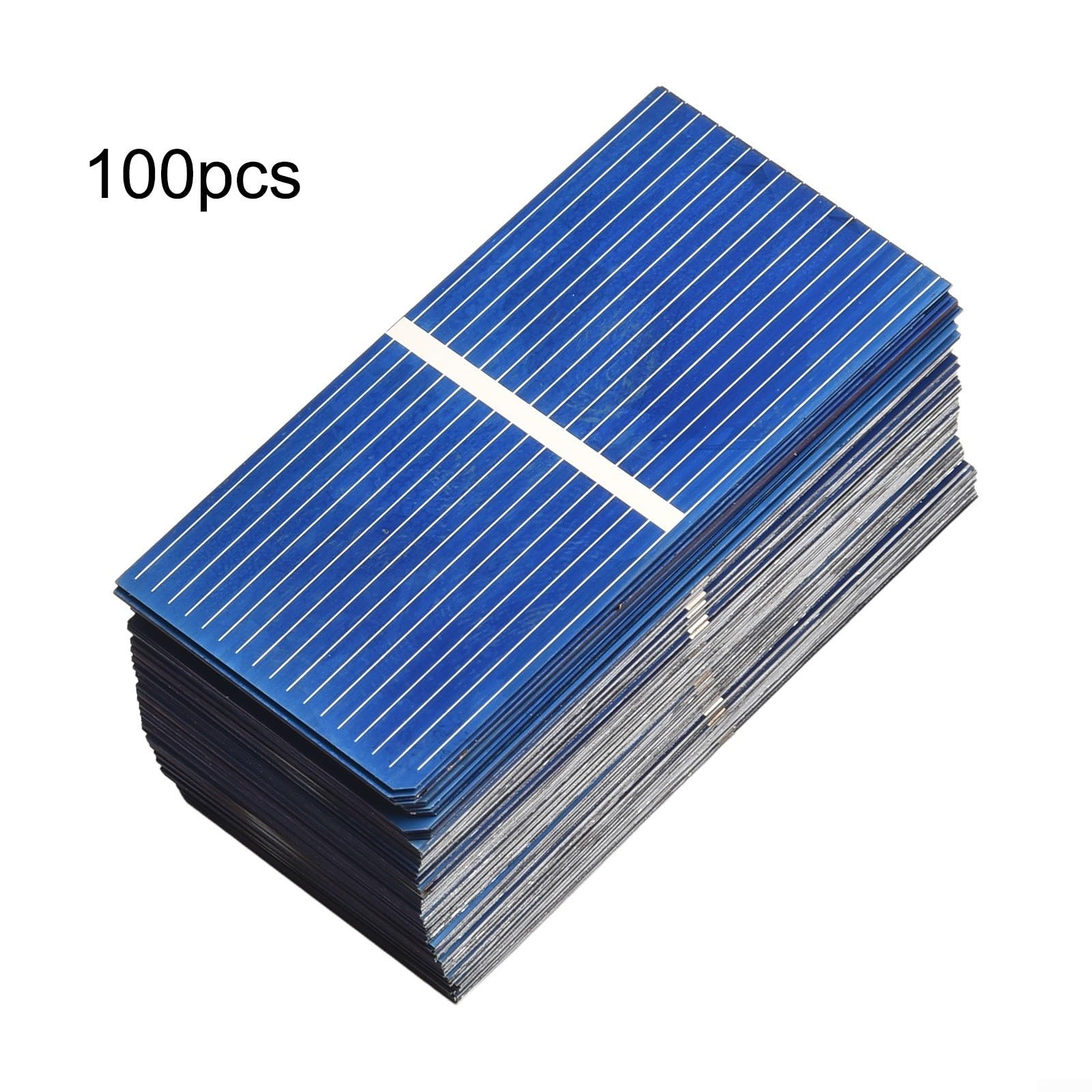 Mini-pannelli solari policristallini, celle solari 0,5 V 400 mA per progetti fai da te, giocattoli e display alimentati a energia solare, 26 mm x 52 mm kit di celle solari per esterni
