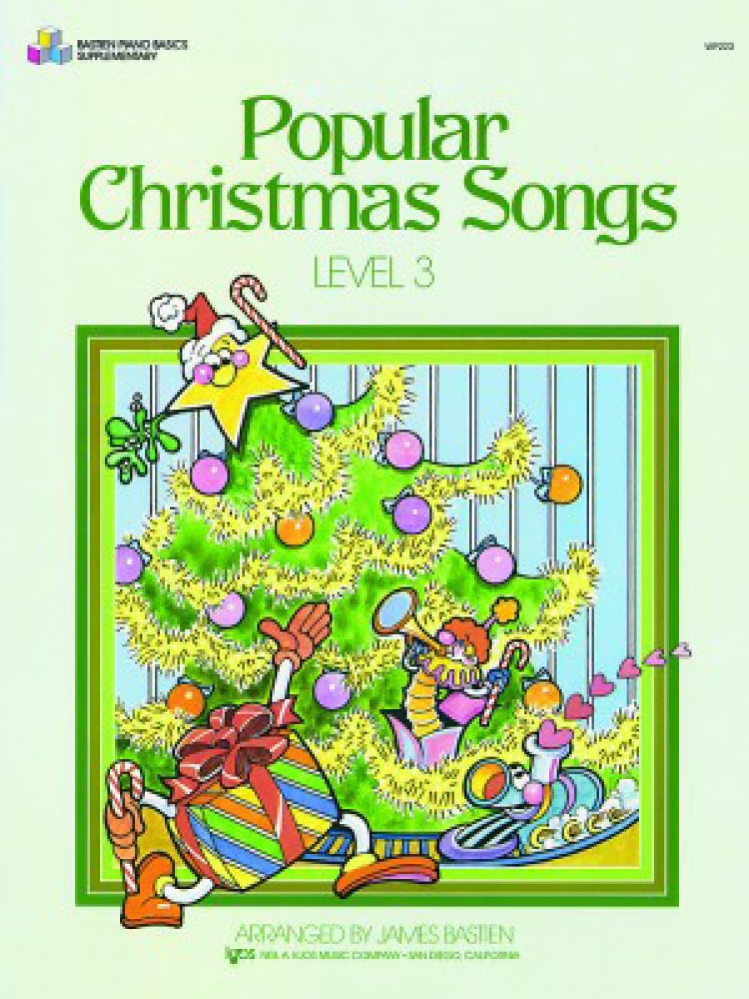 WP223 - Popular Christmas Songs Level 3 - Bastien (Bastien Piano Basics)