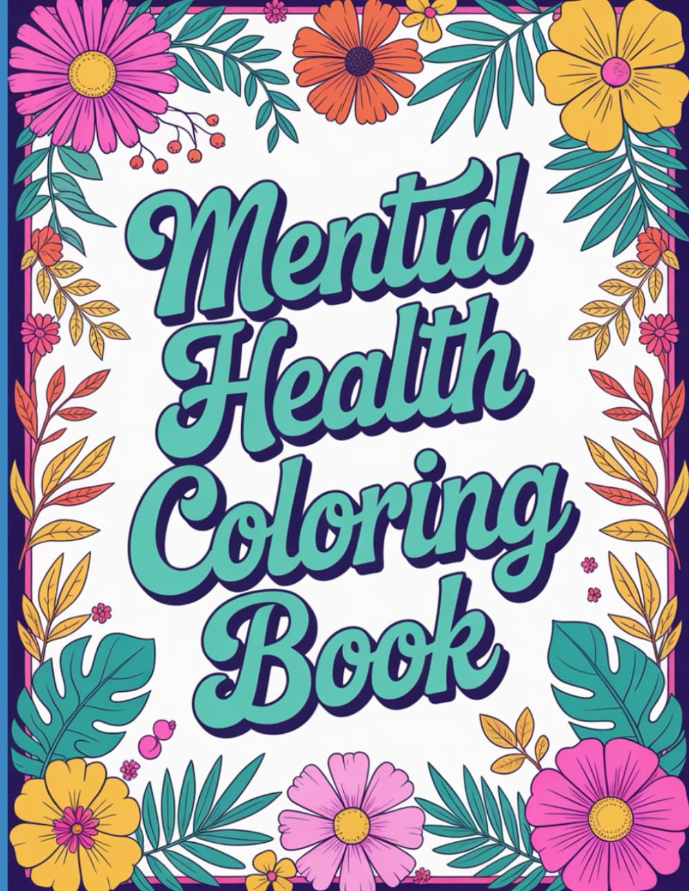 Mindful Moments: A Mental Health Coloring Book for Adults for Stress Relief, Self-Care, and Emotional Healing with Positive Affirmations and Calming Designs