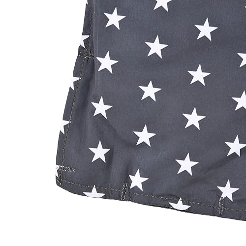 Miniatura 9 de Cinturón de alimentación para bebé, silla alta portátil ligera y portátil para exteriores para comedor (estrellas grises)