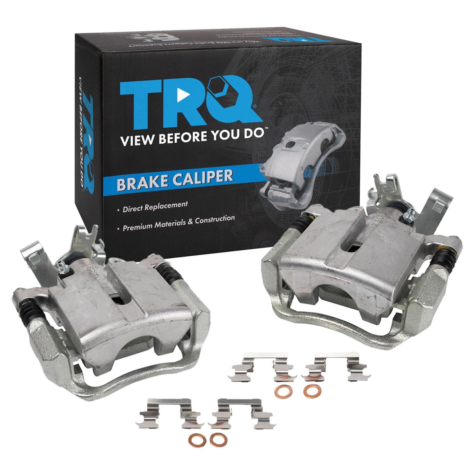 TRQ Rear Brake Caliper Set