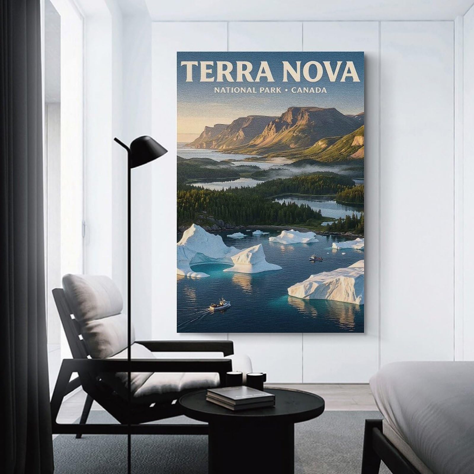 Junmoney Terra Nova National Park, Canada Hanging Wall Art, 08x12inch(20x30cm), for Home Walls, Creative Rooms Or Shared Spaces, A Flexible Wall Accent for Shared Spaces