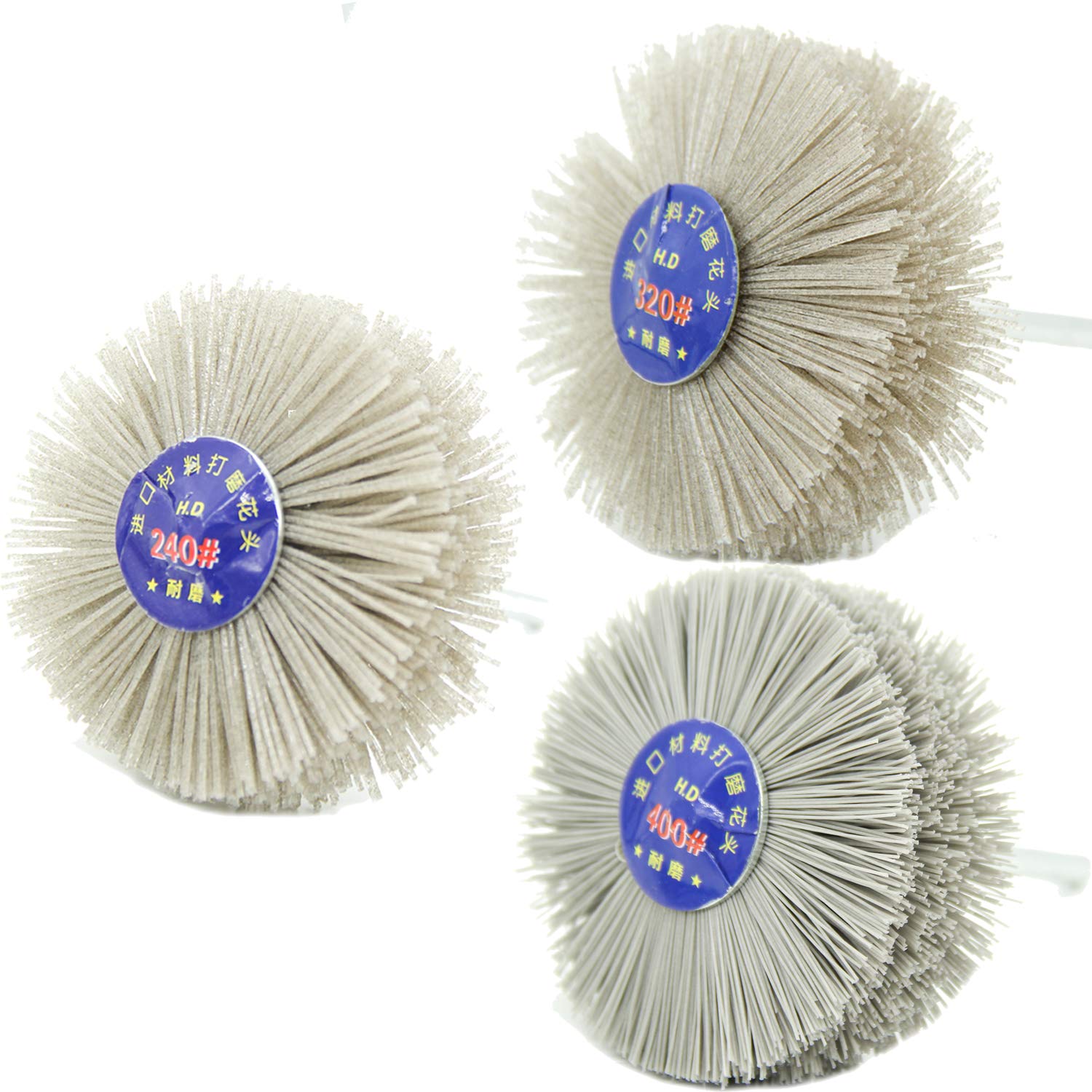 Abrasive Nylon Wheel Brush - Woodworking & Metal Prep -14