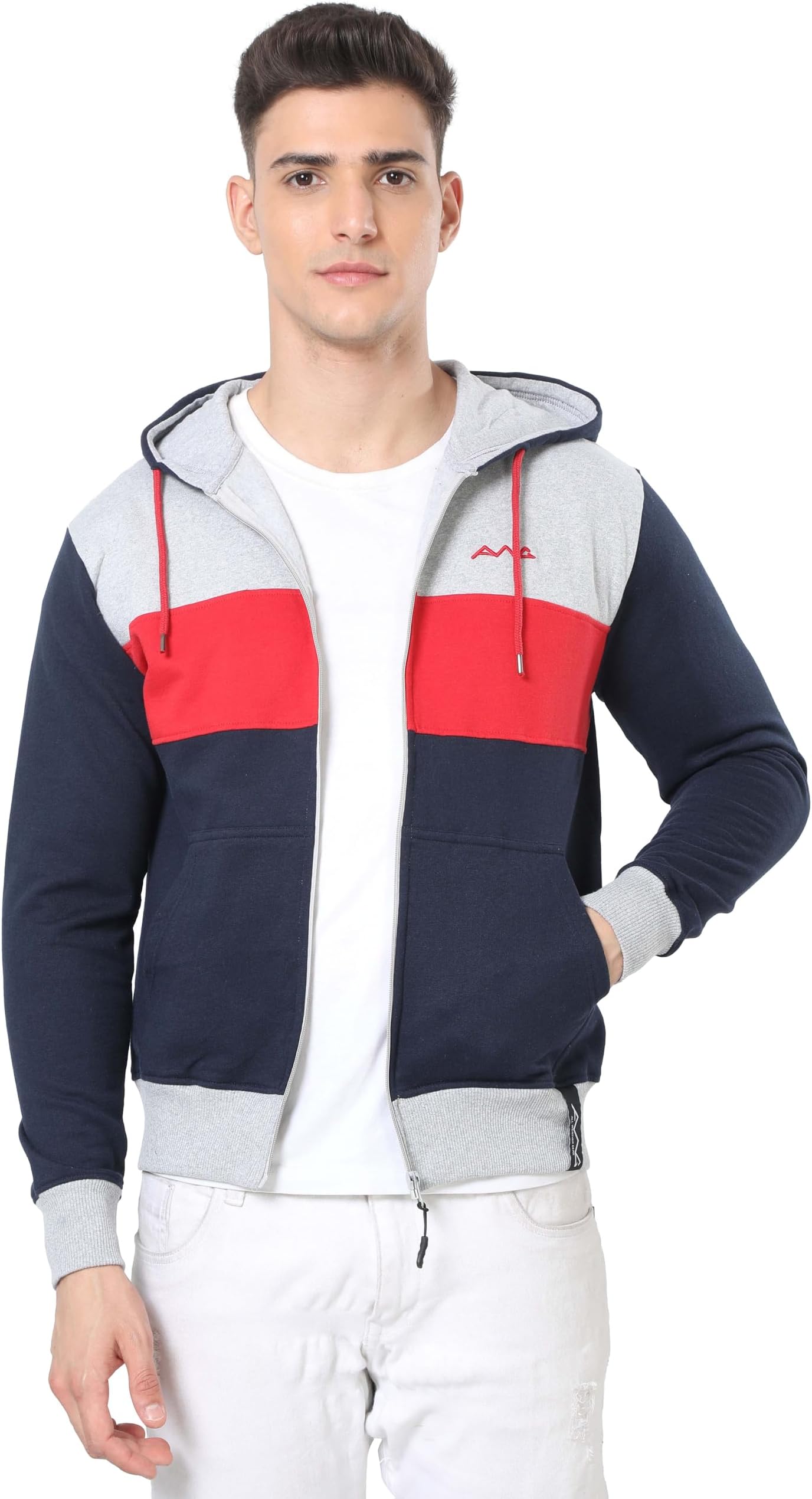 AWG ALL WEATHER GEARMen's Stylish Warm Sweatshirt with Hood, Cotton Hoodie for Men, Winter Wear, Fashionable Cold Weather Apparel for Outdoor Activities and Casual Wear