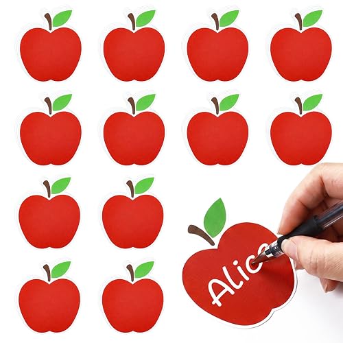 Fuutreo 45 Pcs Mini Apple Cutouts Paper 3 Inches Fall