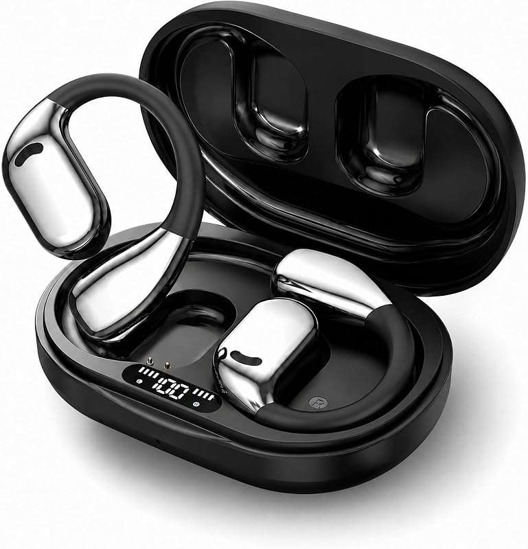 Open Ear Wireless Earbuds Bluetooth for Samsung,Waterproof,for Run | Features Ear Hooks,for Gyms and Sport, Compatible with Samsung Products,Touch-Sensitive Operation,Long Battery Life