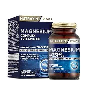Nutraxin Magnesium Complex Gıda Takviyesi, 60 Tablet #Ateşkes
