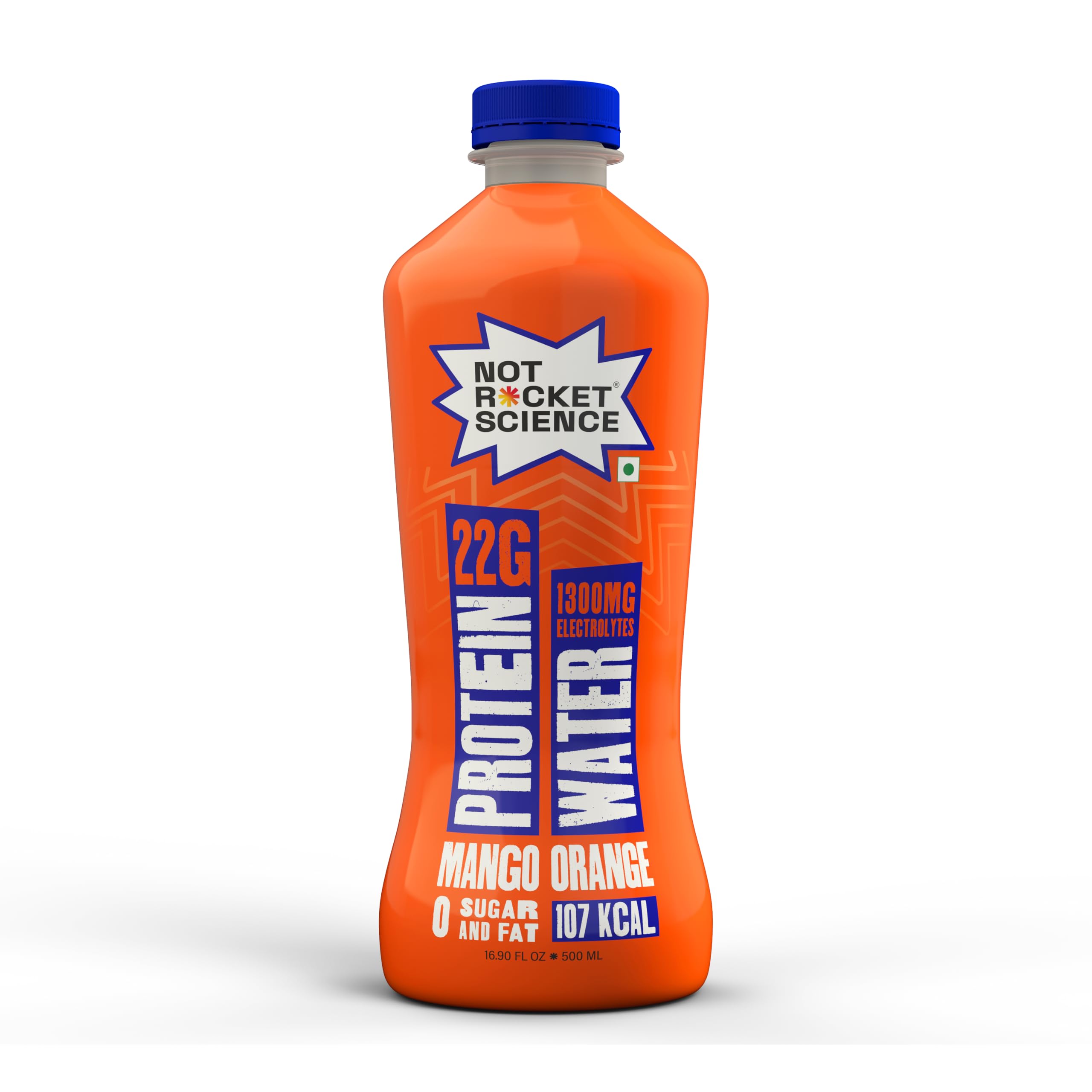 Not Rocket Science Protein Water - Mango Orange | 22g Clear Whey Protein Isolate | 1300mg Electrolytes | 5g BCAAs | Zero Sugar | High Protein Drink | 500ml Pack of 12 — Amazon image 9