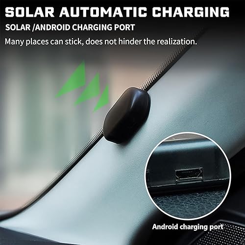 Miniatura 7 de jokormo 1 lámpara LED intermitente de advertencia para automóvil con puerto USB, 1.96 pulgadas x 0.98 pulgadas x 0.59 pulgadas, luz de alarma