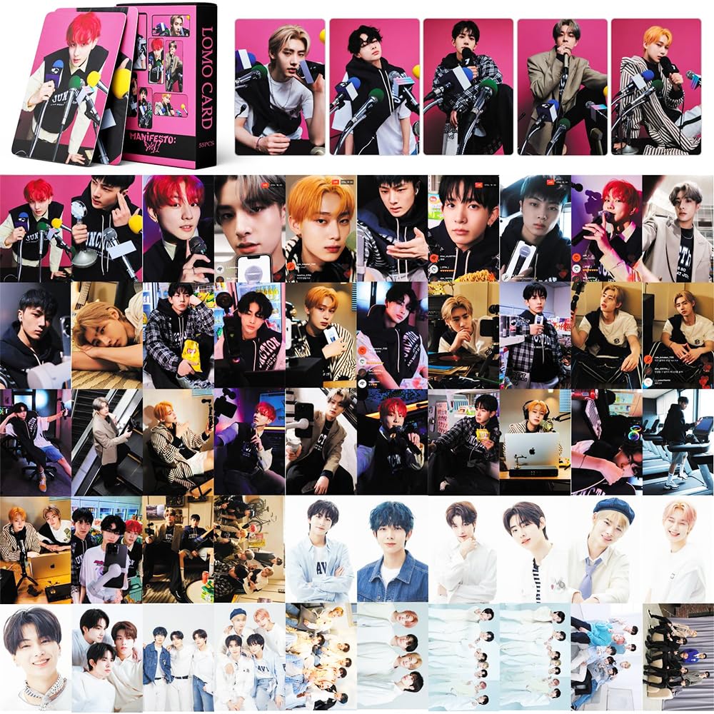 Amazon.com: Funwaretech ENHYPEN Manifesto:Day 1 Photocards 55 Pcs
