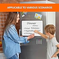 Vista 4 de Juego de 2 - Imán adhesivo en blanco para puerta de automóvil, esquinas redondeadas, letrero magnético para vehículo, imán perfecto para automóvil