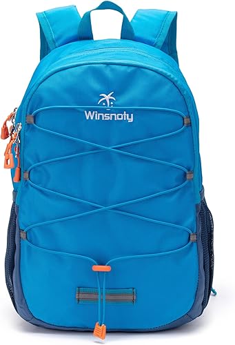 Mochila de senderismo pequeña para niños o niñas, de 3 a 6 años, apta para aventuras deportivas al aire libre, Azul, Pequeño, Mochila de senderismo