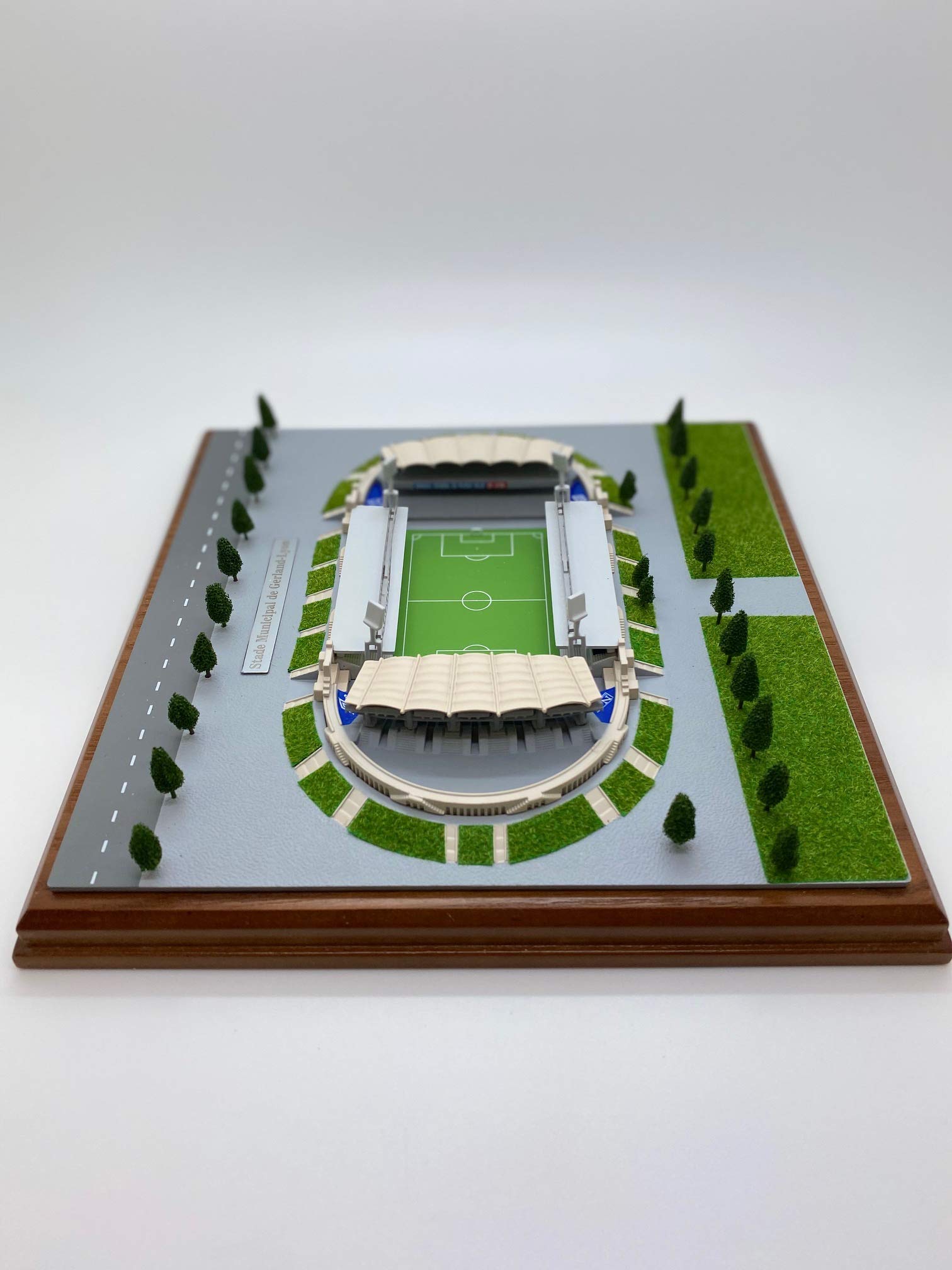 Maquette Stade de Gerland Lyon 12 cm