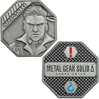 FaNaTtik Metal Gear Solid Delta Naked Snake Limited Edition Coin - Worldwide Numbered 9.995