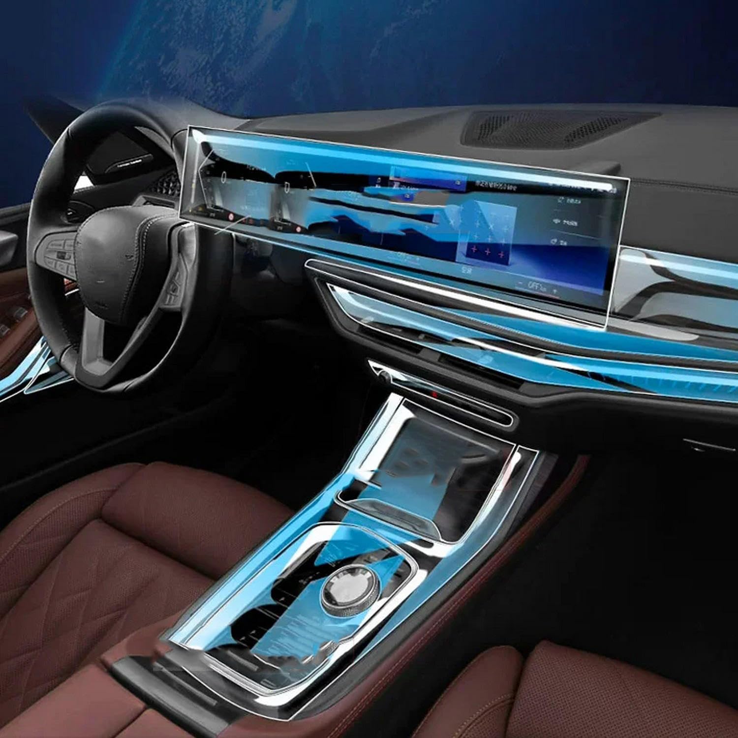 Film de protection habitacle BMW G07 X7 2023 idéal pour trajets familiaux
