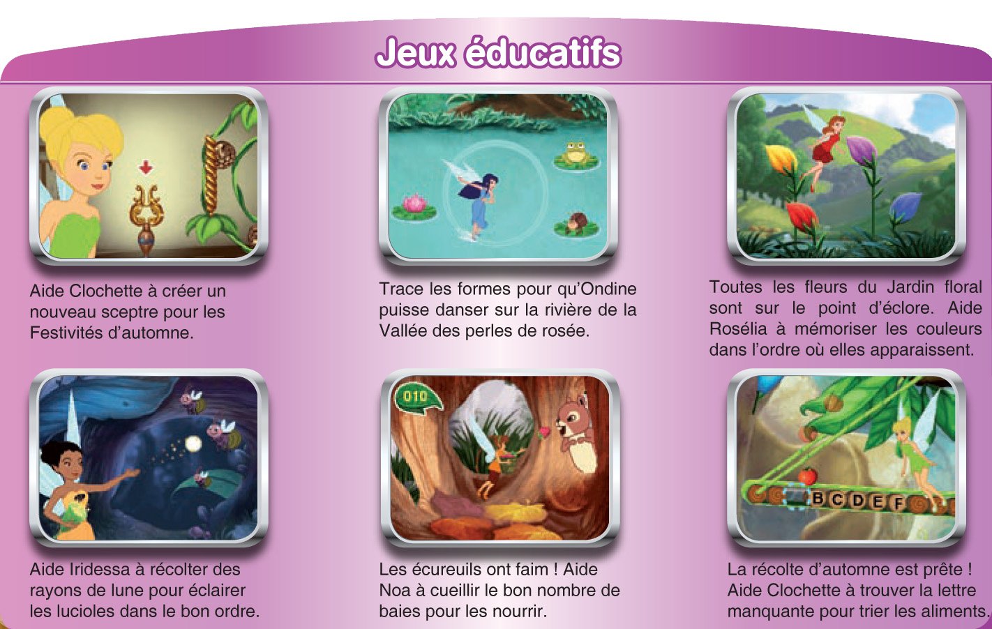 Vtech - Jeu Mobigo - Talents de fées