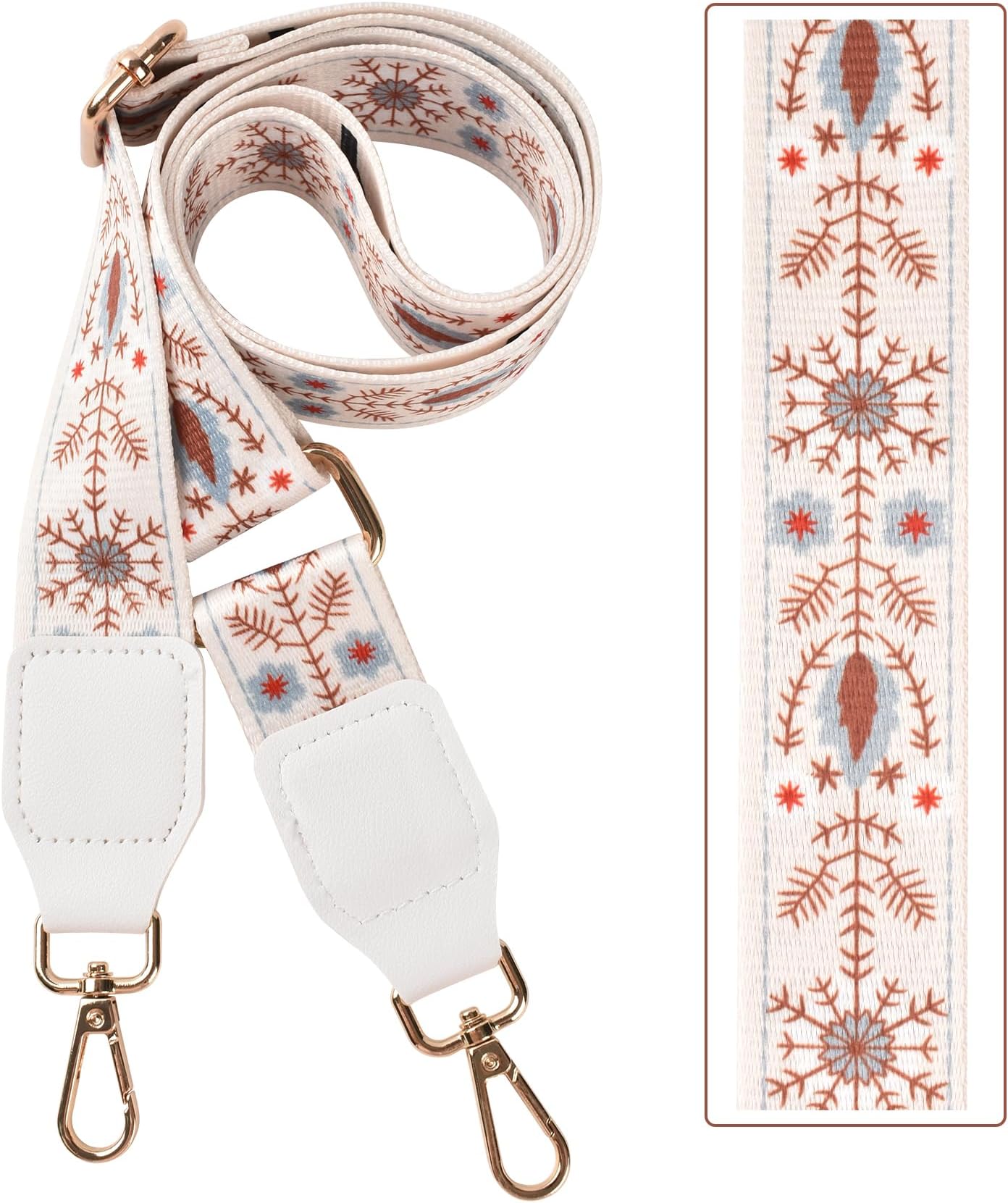 HAIOPS Wide Purse Strap 1.5 Inch Wide Shoulder Strap Extender Adjustable Shoulder Belt for Crossbody, Shoulder Bag